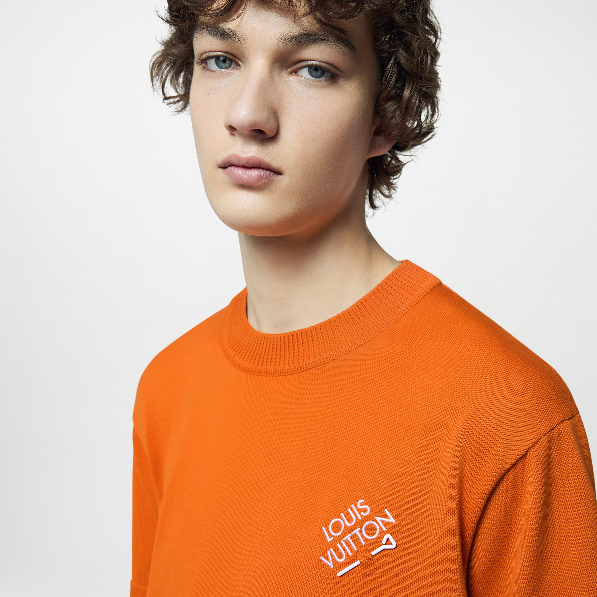 Orange louis 2024 vuitton crewneck